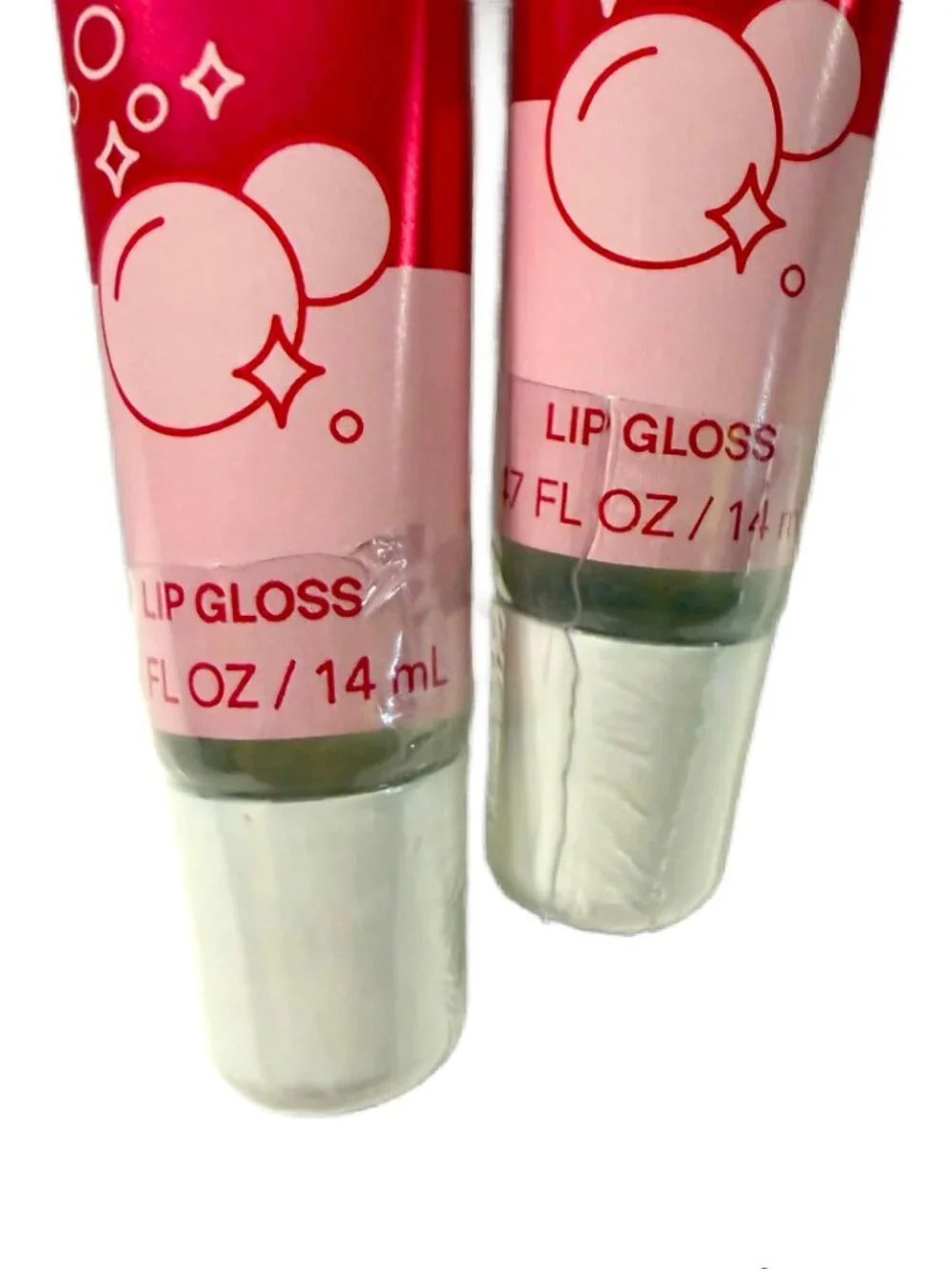Bath & Body Works CHAMPAGNE TOAST Lip Gloss 0.47 ml Each NEW, Lot of 2